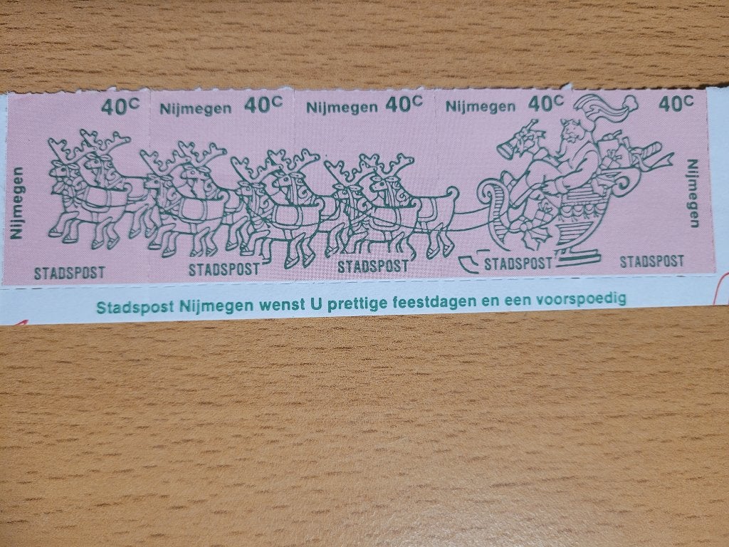Stadspost Nijmegen Kerstzegels 1991, Verzenden, Na 1940, Postfris