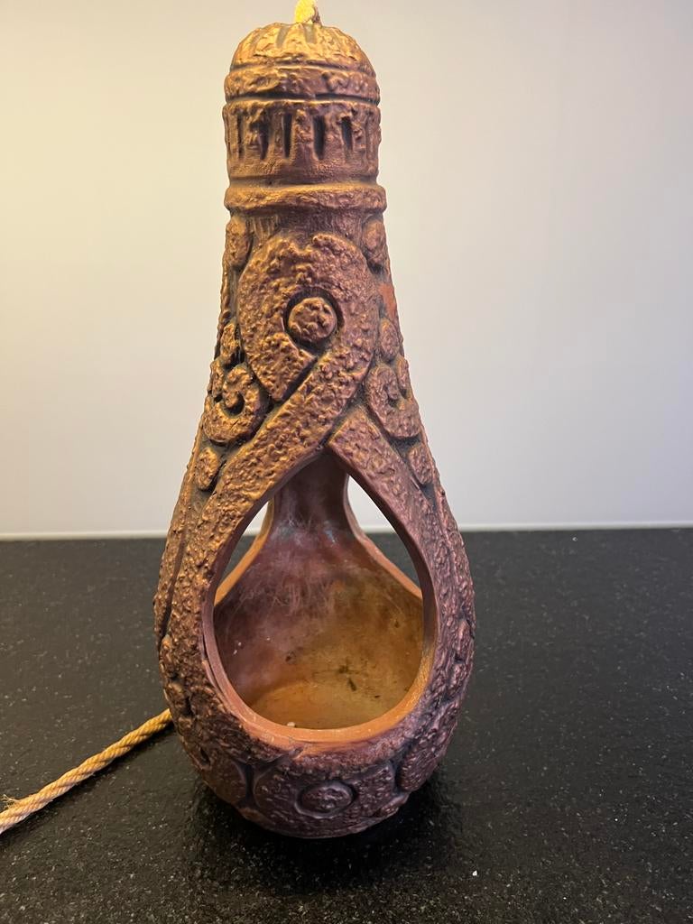 Vintage keramieke plantenpak/ hangpot/ sierpot/ jaren 70, Antiek en Kunst, Antiek | Vazen, Ophalen