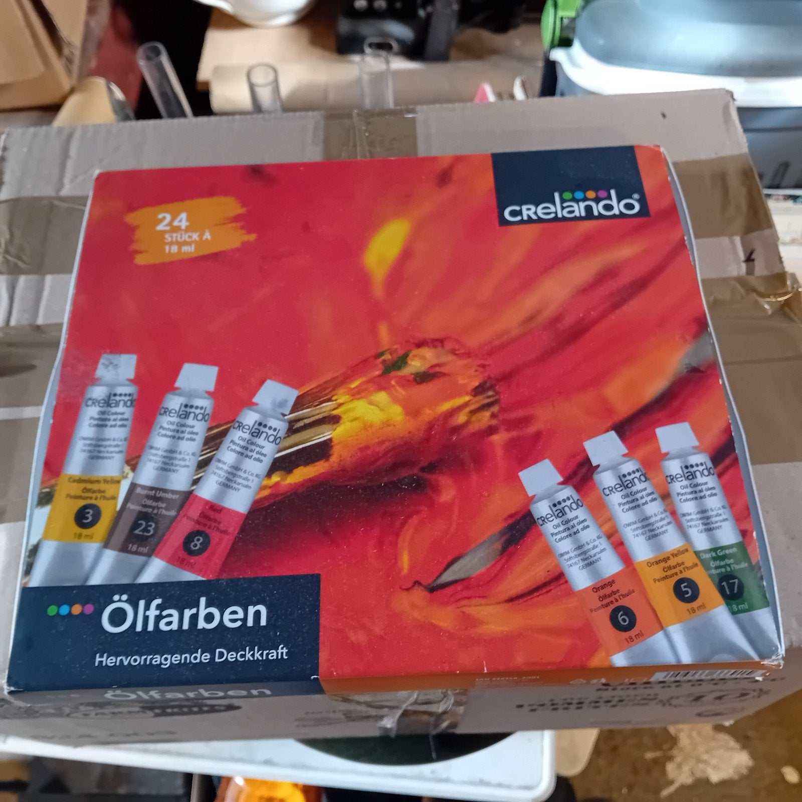 Hobby verf  crelando tube,s verf, Ophalen of Verzenden, Acrylverf