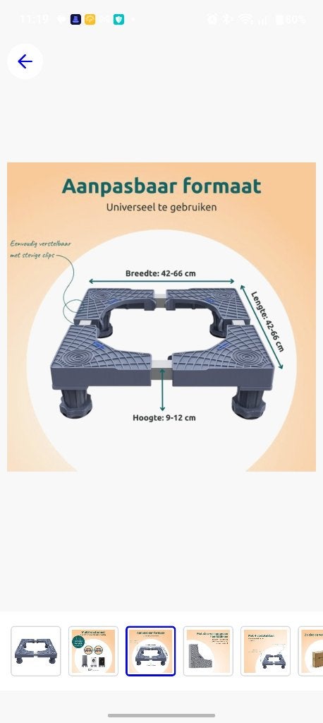Wasmachine/ gasfornuis verhoger, Witgoed en Apparatuur, Ophalen of Verzenden, Nieuw