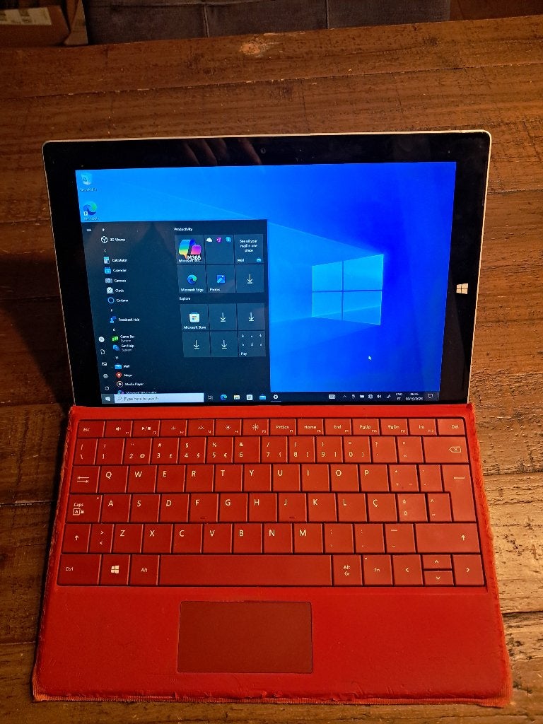 Microsoft Surface 3 128GB 4GB RAM + Type Cover + Win 10 PRO, 10 inch, Gebruikt, Uitbreidbaar geheugen, Ophalen of Verzenden