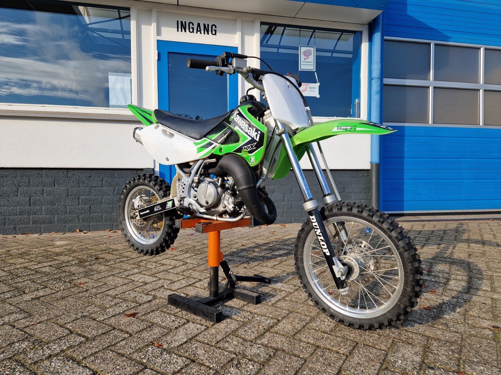 kinder crosser kawasaki kx 65 crossbrommer 65cc kleine wiele, Ophalen, Overige merken