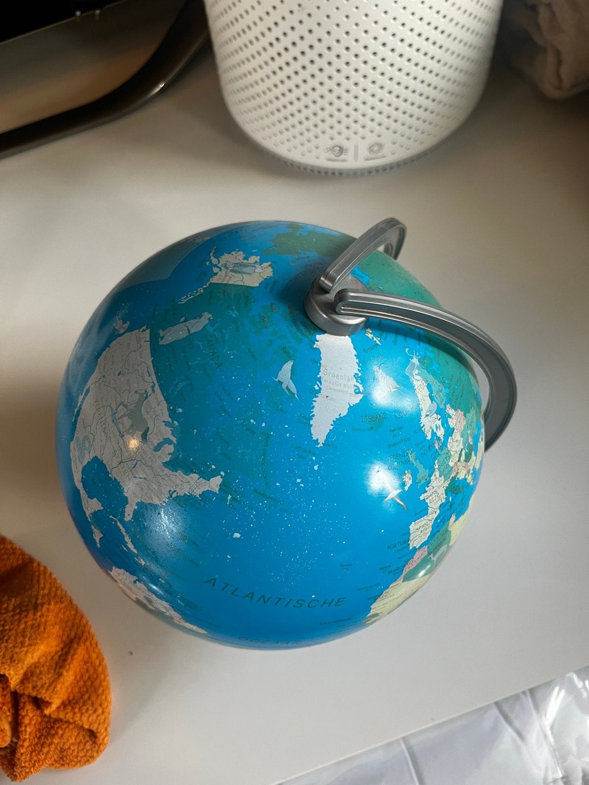 VTech Interatieve Wereldbol met Geluid en Licht, Gebruikt, Kunststof, Draaibaar, Ophalen of Verzenden