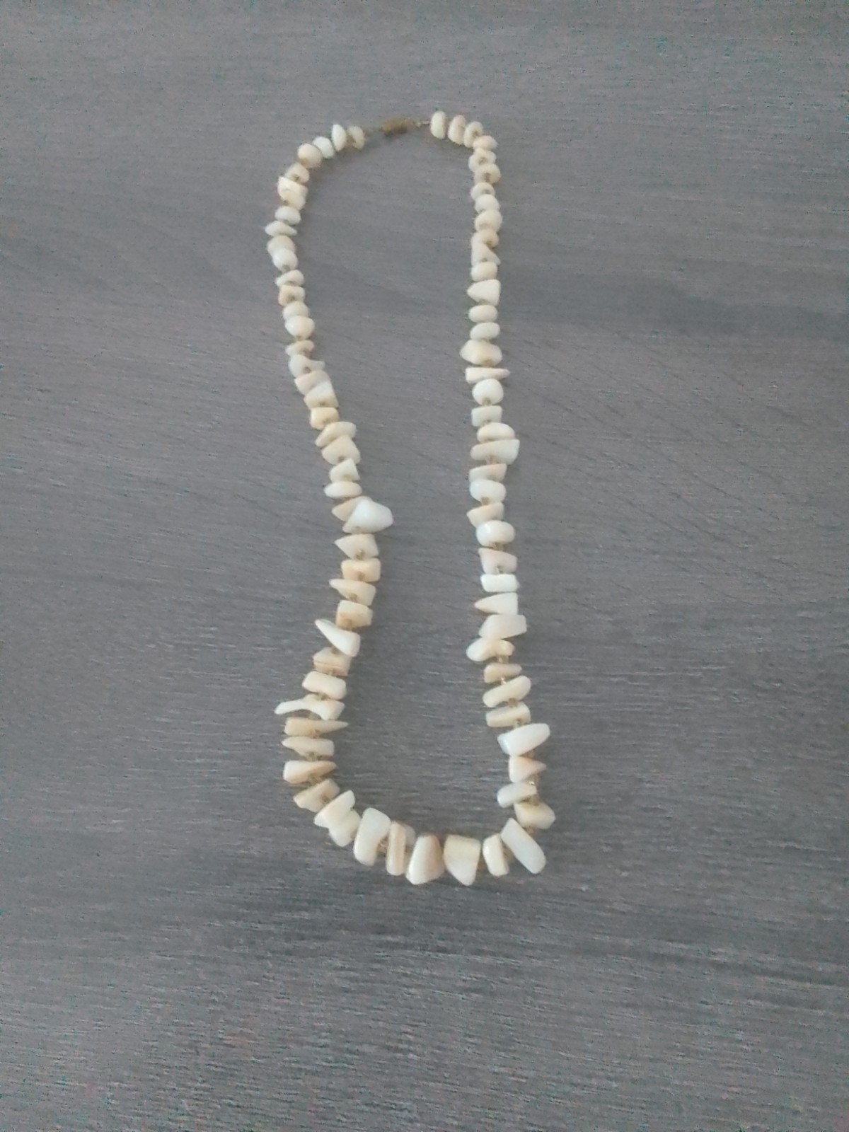 Natuurlijke schelpenketting, Ophalen, Gebruikt, Beige, Overige materialen