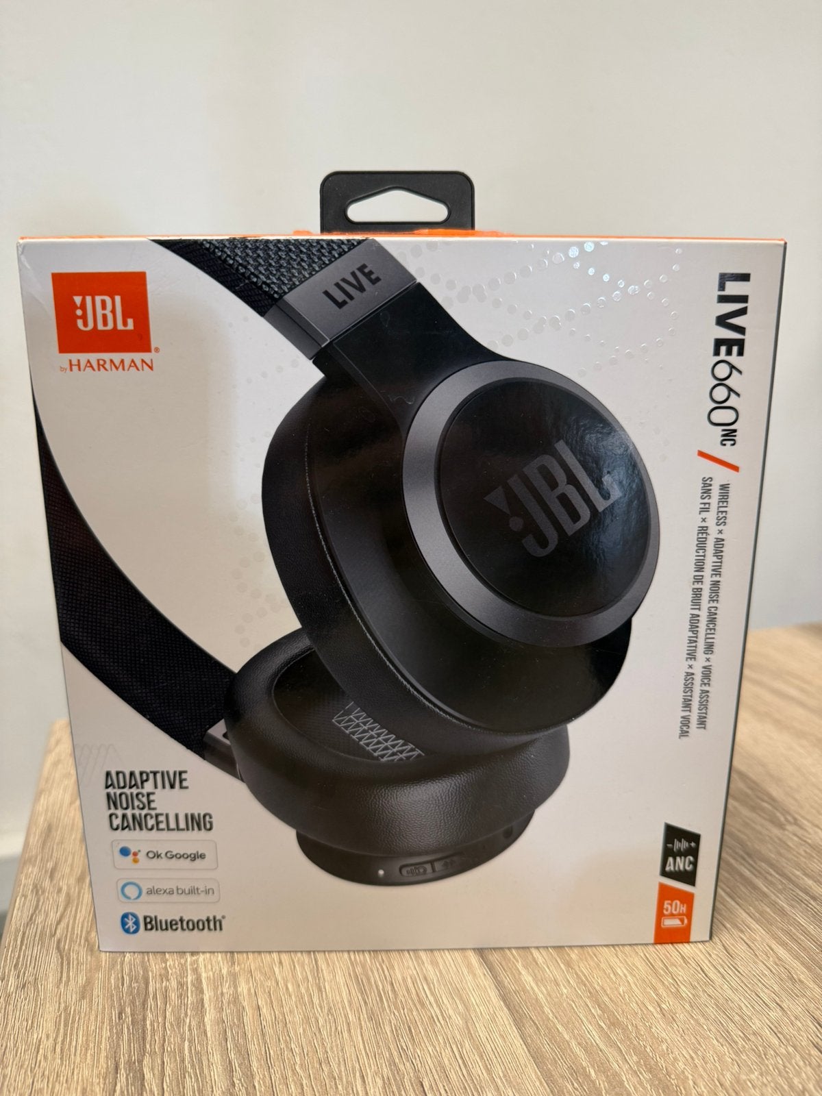 JBL Live 660 ANC koptelefoon - zwart, Ophalen of Verzenden, Zo goed als nieuw, Overige merken