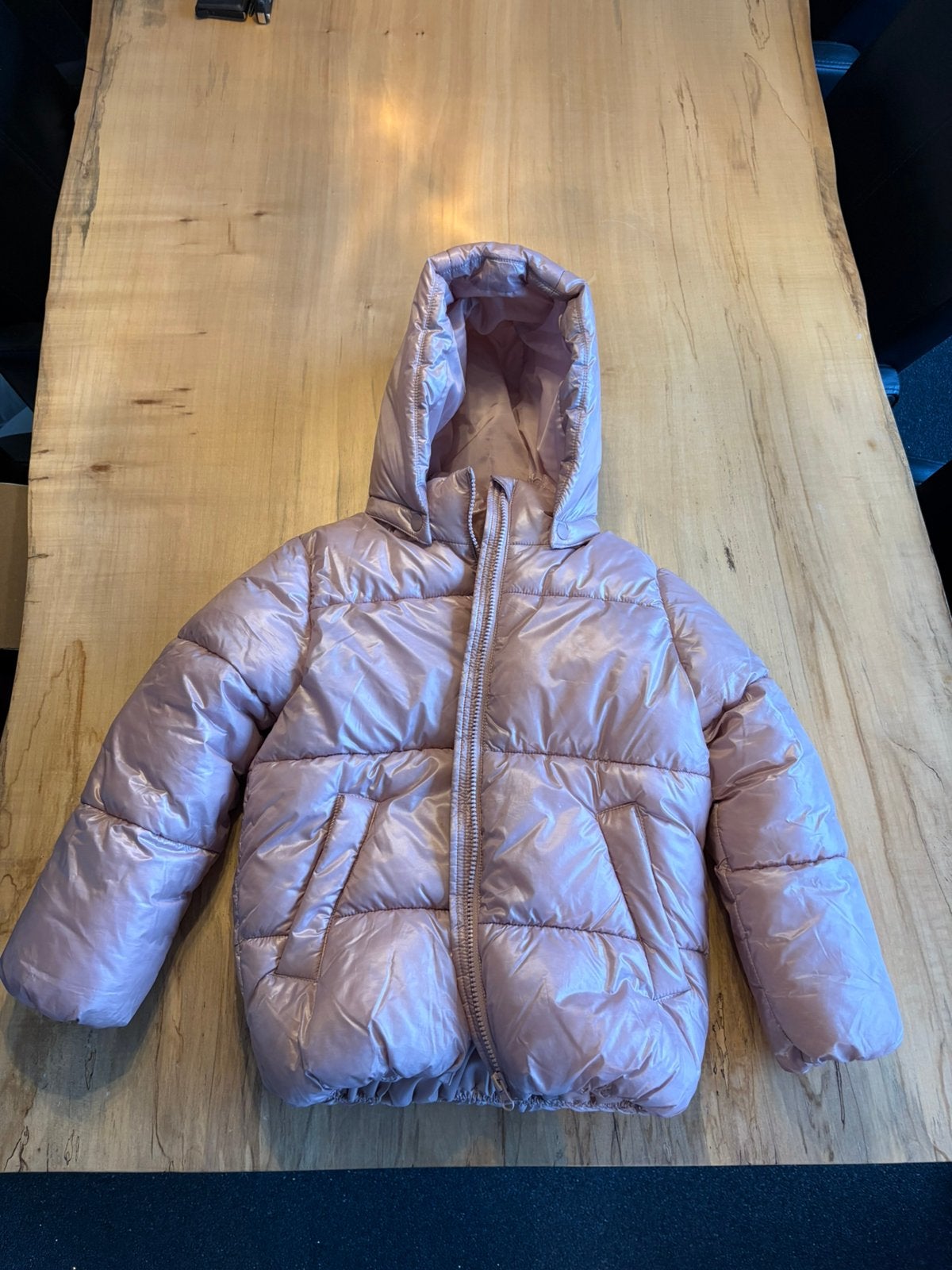Roze meisjes jas maat 122/128, Kinderen en Baby's, Kinderkleding | Maat 122, Ophalen of Verzenden, Zo goed als nieuw