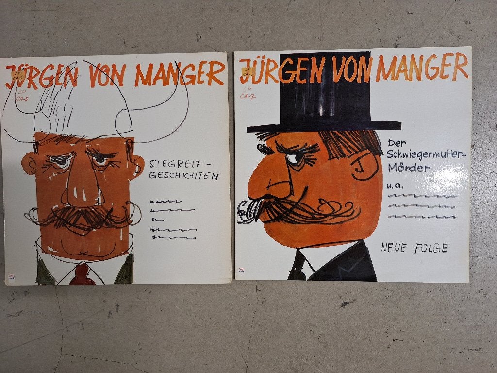 Jürgen van Manger, Beschermende buitenhoes, Ophalen of Verzenden, Gebruikt, 12 inch