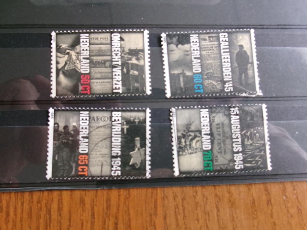 1985 - verzet en bevrijding 1940-1945 (14c), Postzegels en Munten, Postzegels | Nederland, Verzenden, Gestempeld