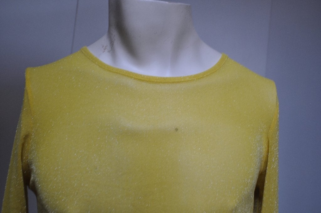 SC23 Geel zilver sisters point shirt maat L, Maat 38/40 (M), Geel, Ophalen of Verzenden, Zo goed als nieuw