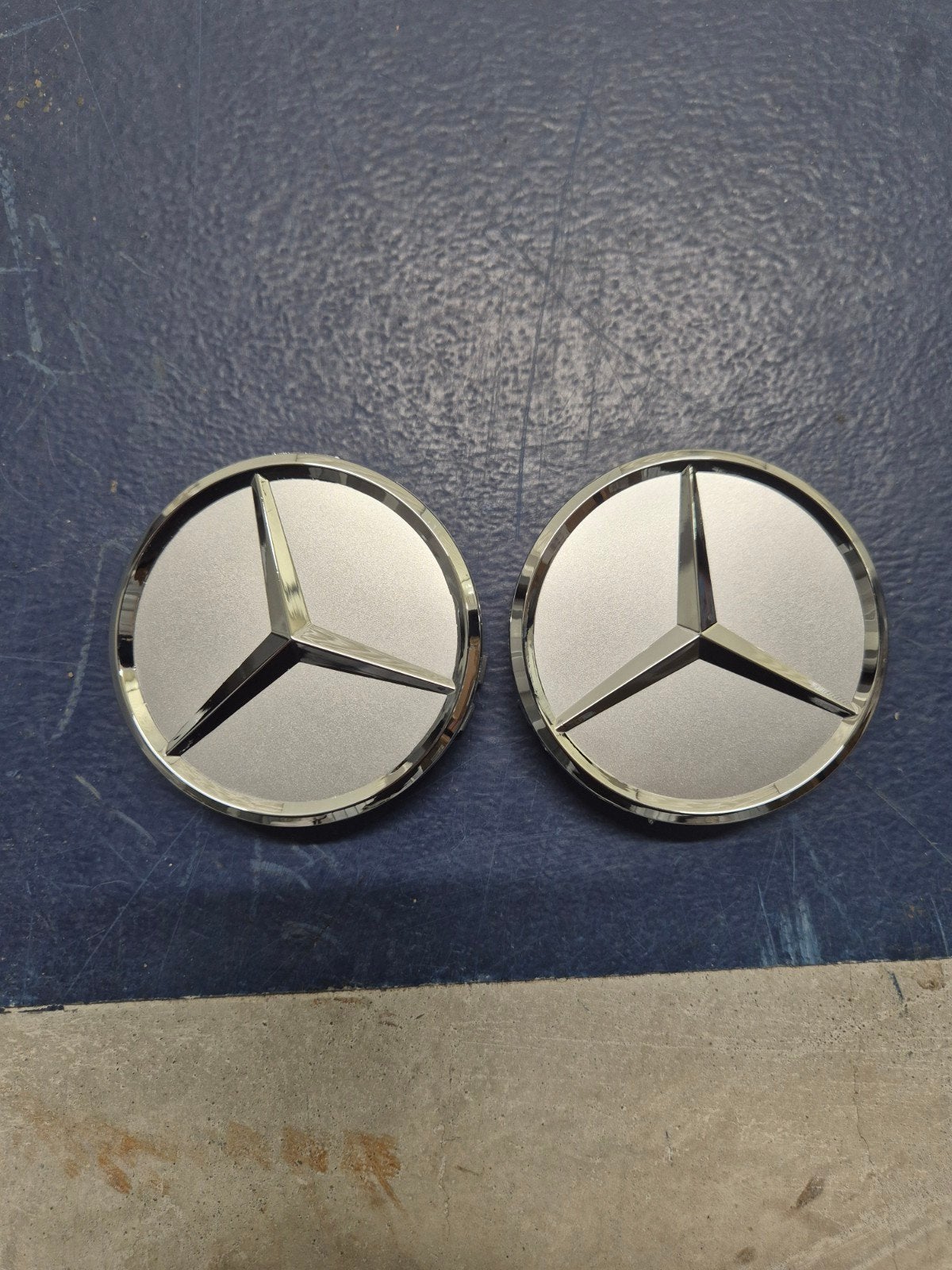 Mercedes Benz Naafdoppen - 75mm (Set van 2), Auto diversen, Wieldoppen, Ophalen of Verzenden, Nieuw