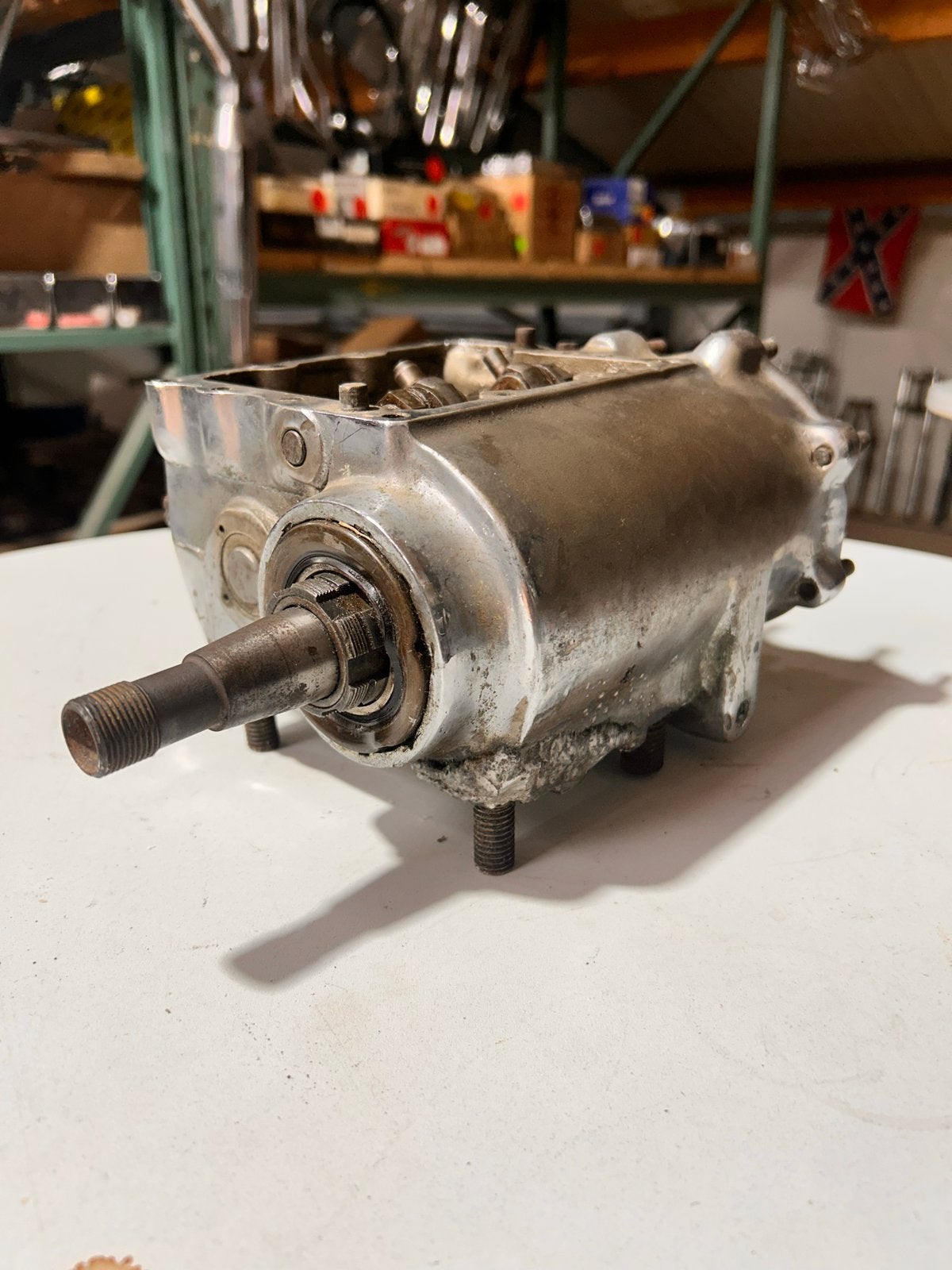 Harley-Davidson Knucklehead/Flathead versnellingsbak J9, Motoren, Ophalen, Gebruikt