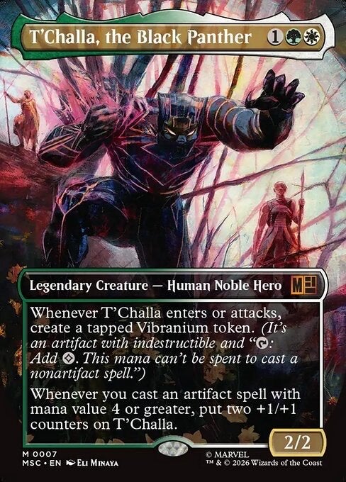 Geüpgrade Wakanda Forever Commander Deck (Command Zone), Ophalen of Verzenden, Zo goed als nieuw, Speeldeck