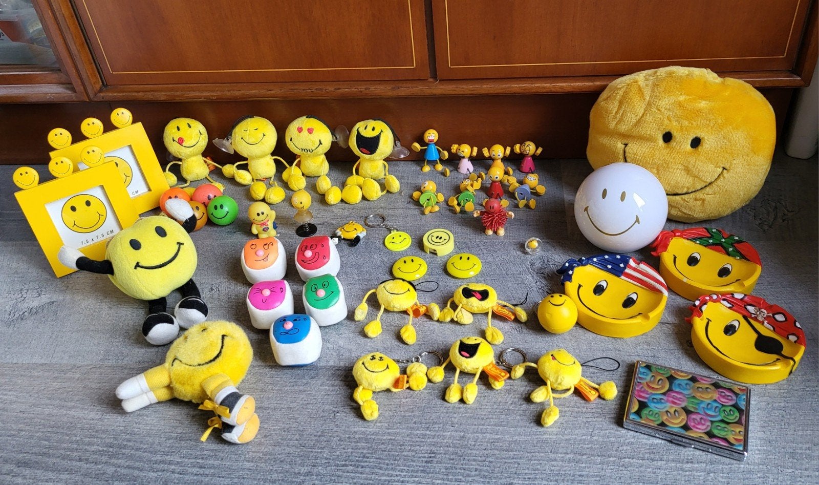 Vintage verzameling Smileys, Ophalen of Verzenden, Gebruikt