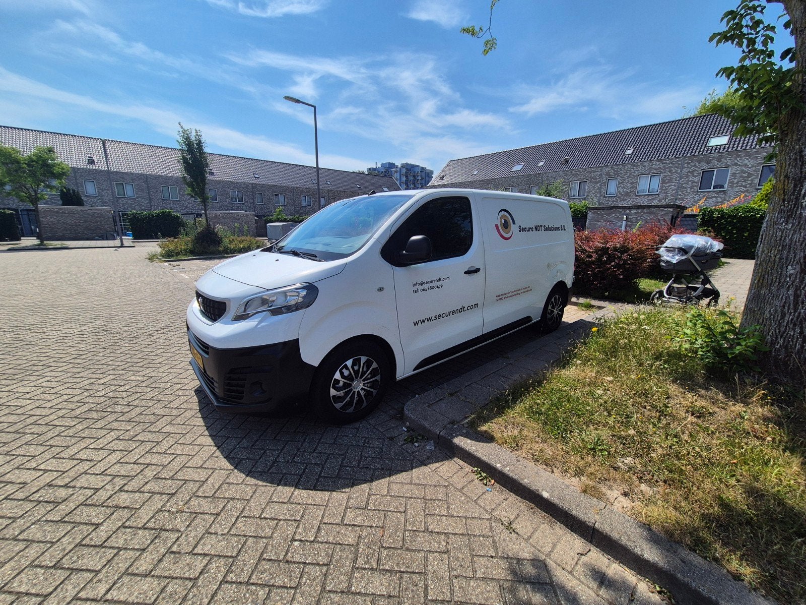 Peugeot Expert 1.6 HDI 70KW 2017 Wit BTW Auto, Auto's, Voorwielaandrijving, Stof, Wit, Grijs