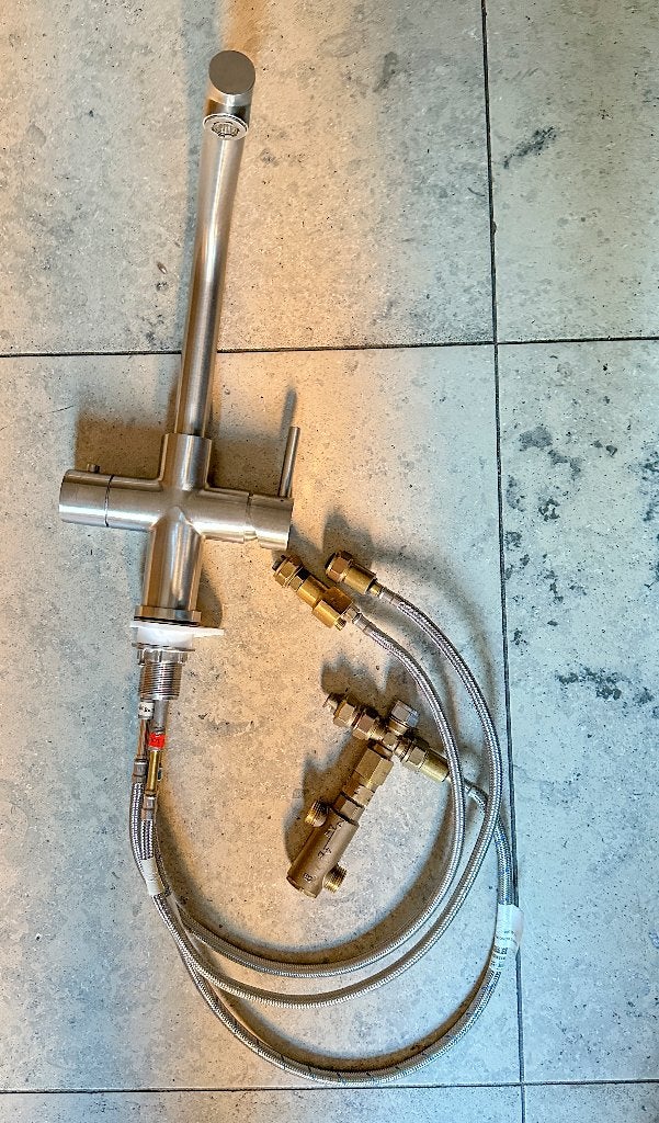 Floww Twist Square full rvs mechanische kraan, Overige typen, Ophalen of Verzenden, Gebruikt, Overige merken