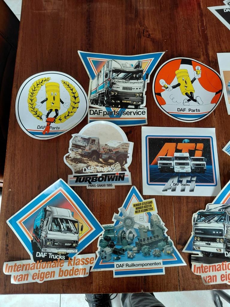 Daf stickers, Ophalen, Zo goed als nieuw, Auto of Motor