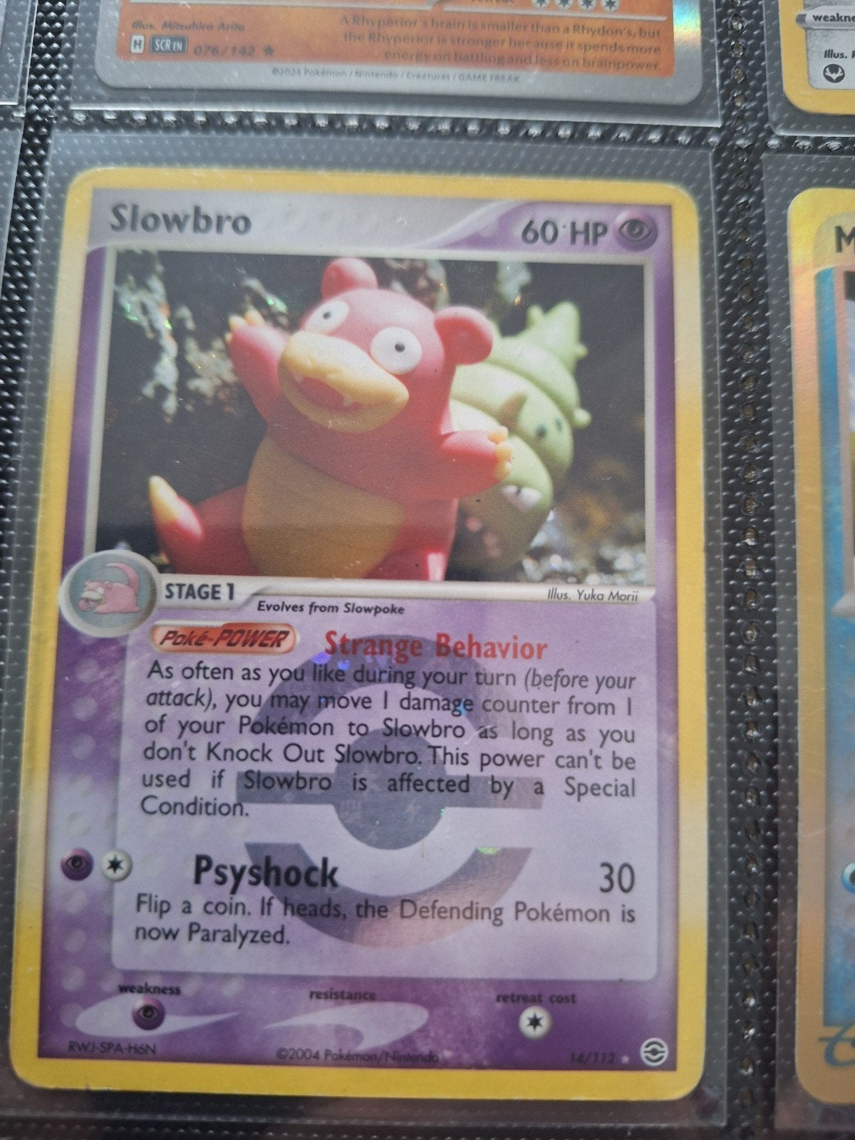 slowbro holo 2004 poke ball, Ophalen of Verzenden