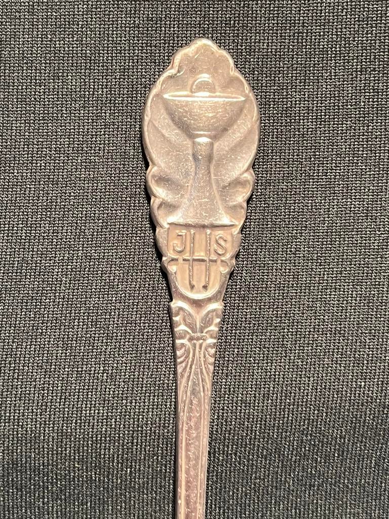 Vintage Communie lepeltje, Ophalen of Verzenden