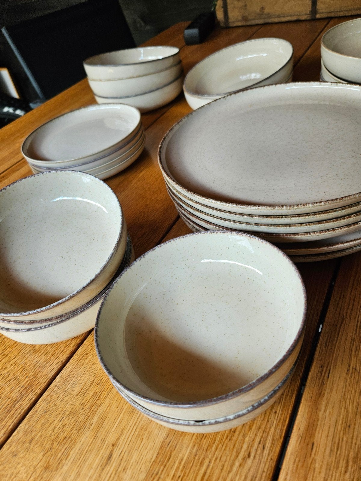 Mooi servies set - borden en kommen zara home, Ophalen, Overige merken, Zo goed als nieuw, Overige stijlen