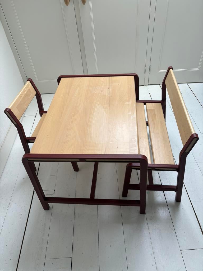 Ikea Ypperlig kindertafel stoel bankje, Ophalen, Gebruikt, Tafel(s) en Stoel(en)