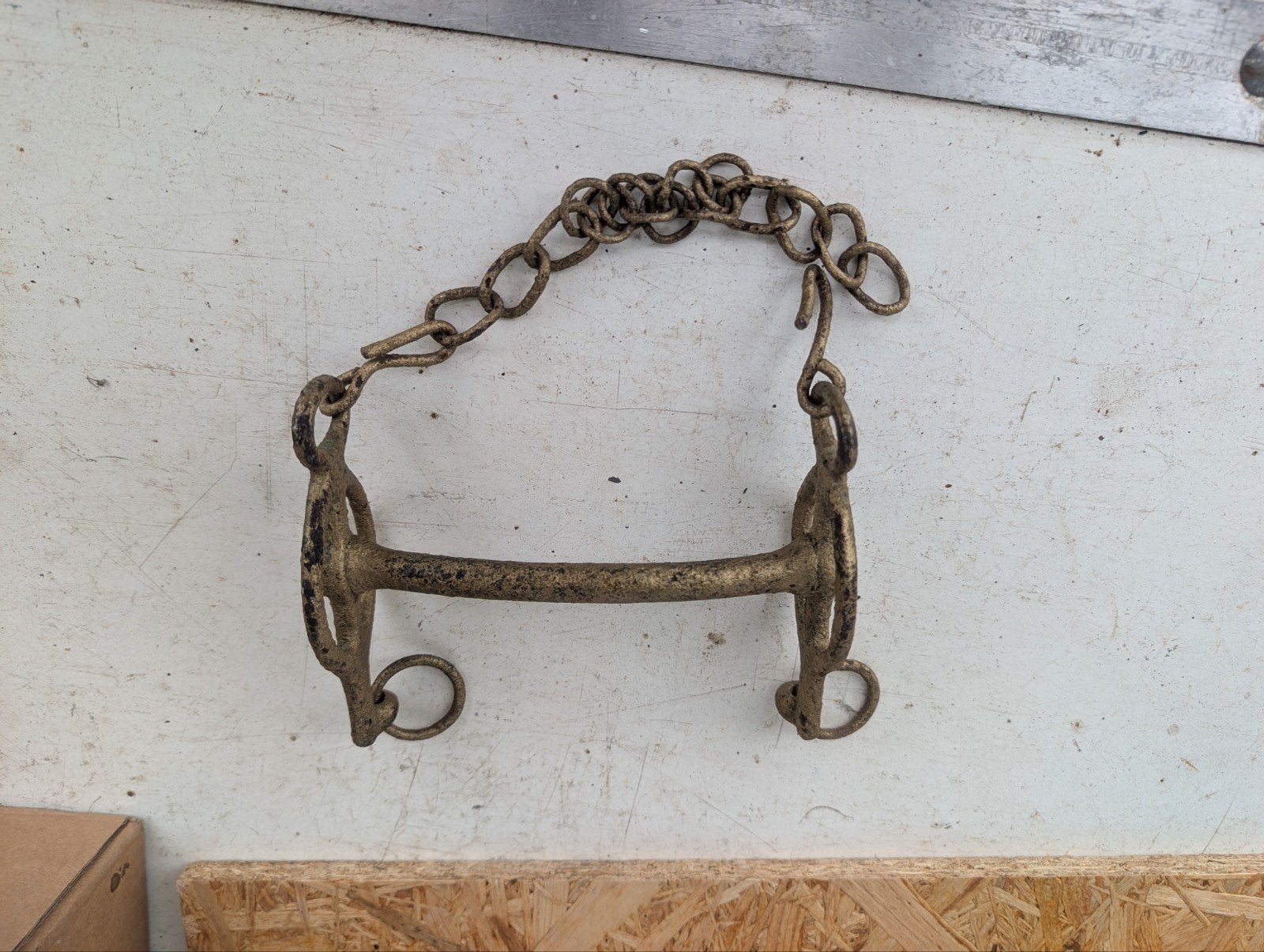 Antieke ijzeren paarden gebit, Ophalen of Verzenden