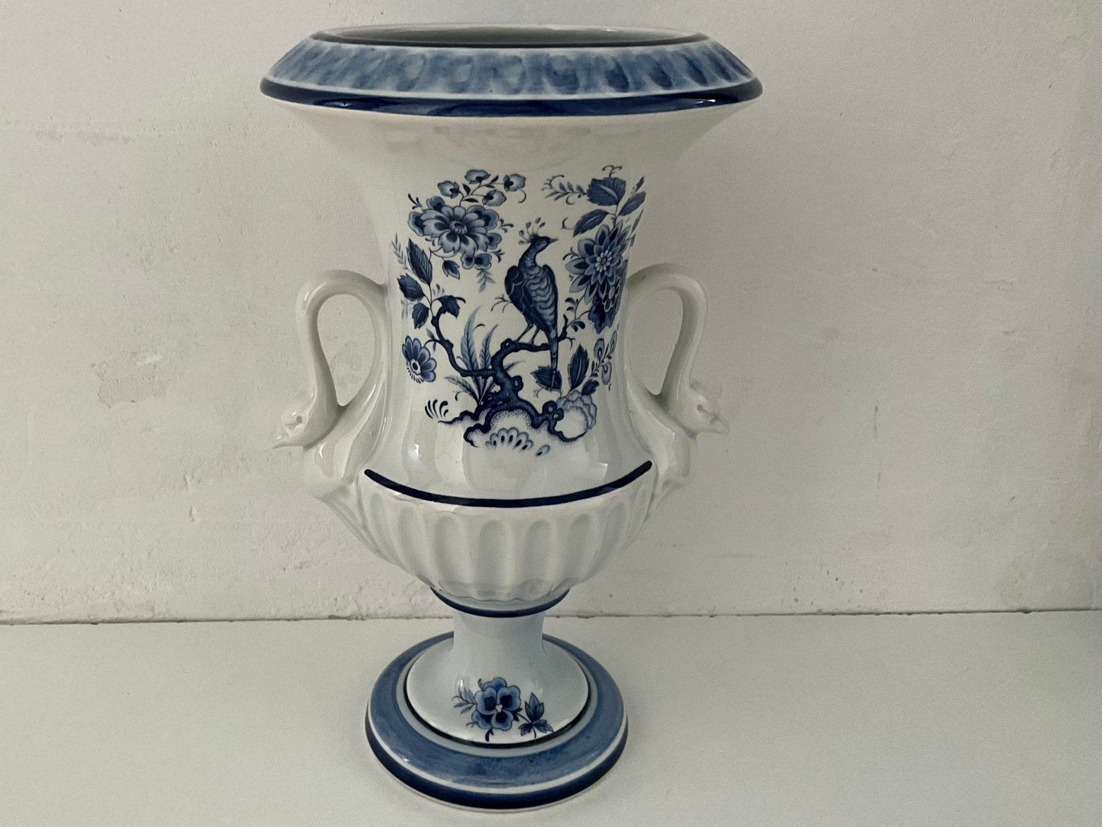 Prachtig Delftsblauw oorvaasje, Ophalen