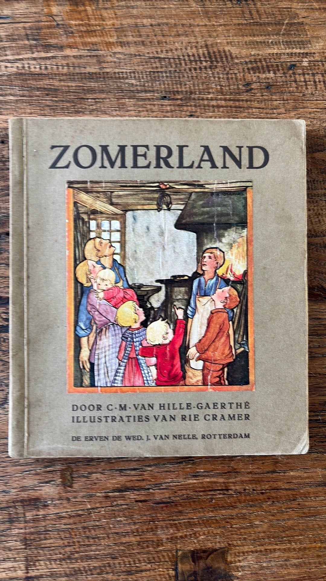 Oude Prentenboeken: Zomerland - Illustraties Rie Cramer, Ophalen of Verzenden, Gelezen