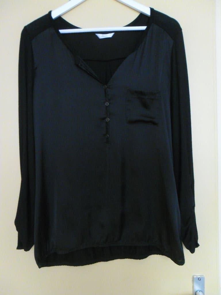 z.g.a.n. zwart dames shirt Maat L, Zwart, Maat 42/44 (L), Ophalen of Verzenden, Zo goed als nieuw