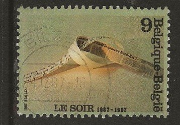 Belgie 43, krant, Verzenden, Gestempeld