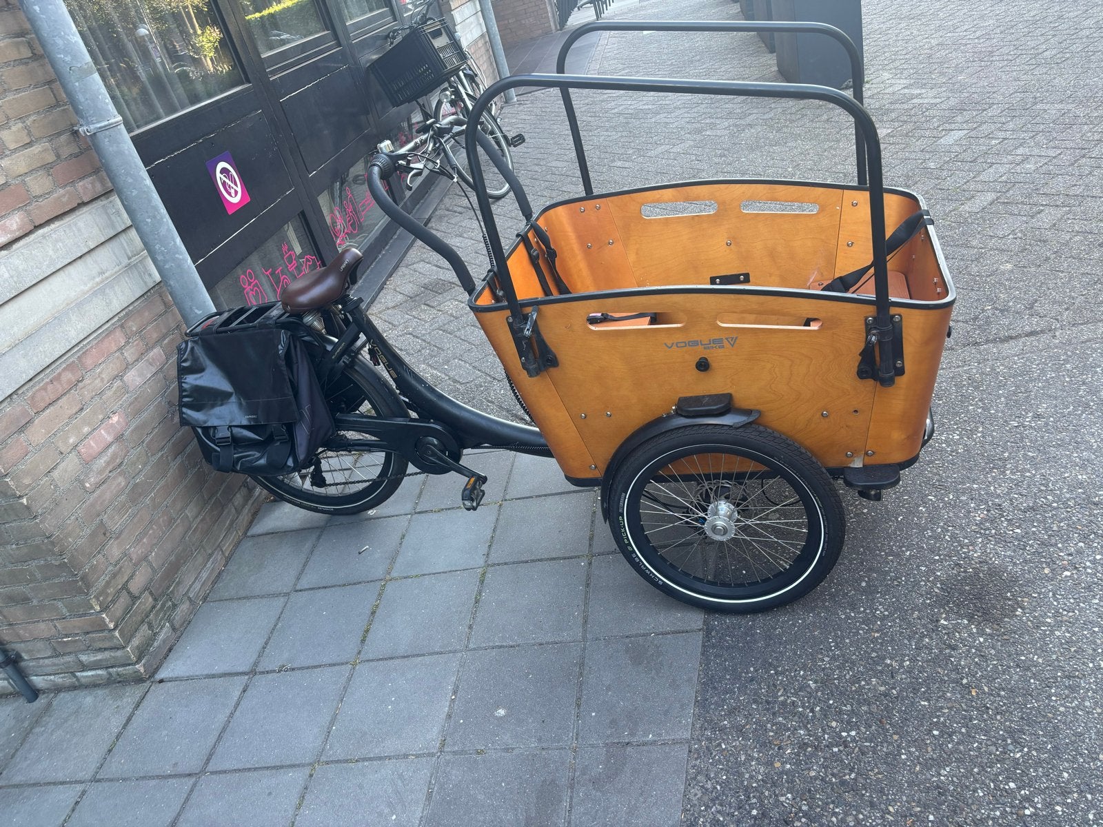 Vogue Carry 3 Bakfiets - Elektrisch, Zo goed als nieuw, Fietsen en Brommers, Fietsen | Bakfietsen, Overige merken, Elektrisch