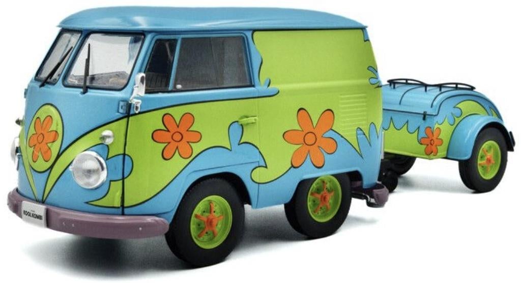 Solido VW T1 Kool Kombi Scooby Doo / Schaal 1:18 / NIEUW, Solido, Auto, Solido, Nieuw