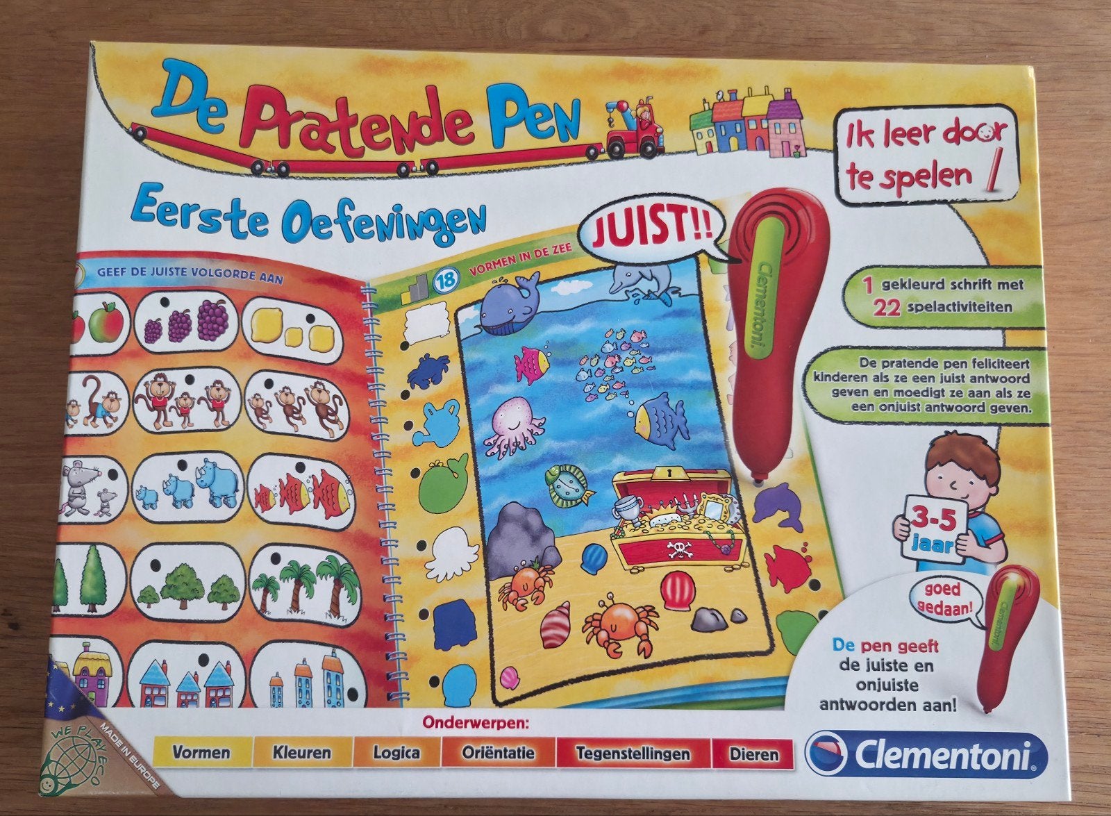 clementoni De pratende pen (elektro) z.g.a.n., Kinderen en Baby's, Ophalen of Verzenden, Zo goed als nieuw