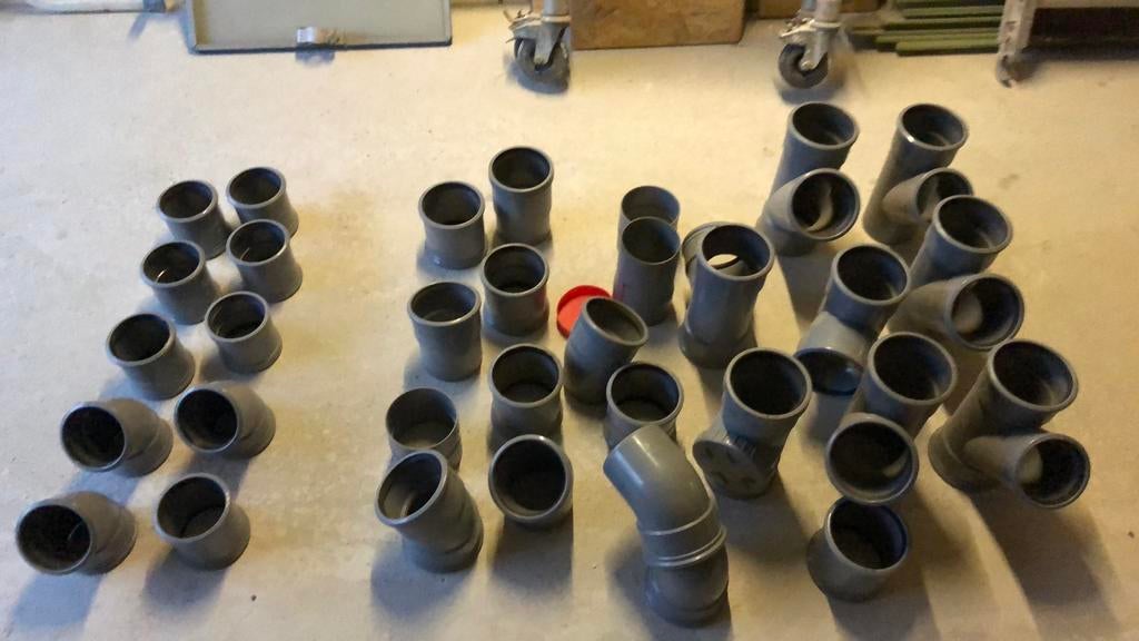 Pvc Pipelife sn8 koppelstukken, Ophalen, Bochten, Pvc, Nieuw