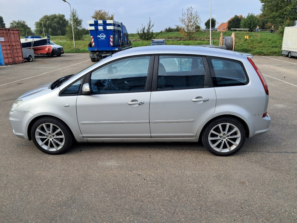 Ford C-Max 1.8 92KW 2010 Grijs, Auto's, Voorwielaandrijving, Zwart, 4 cilinders, Handgeschakeld