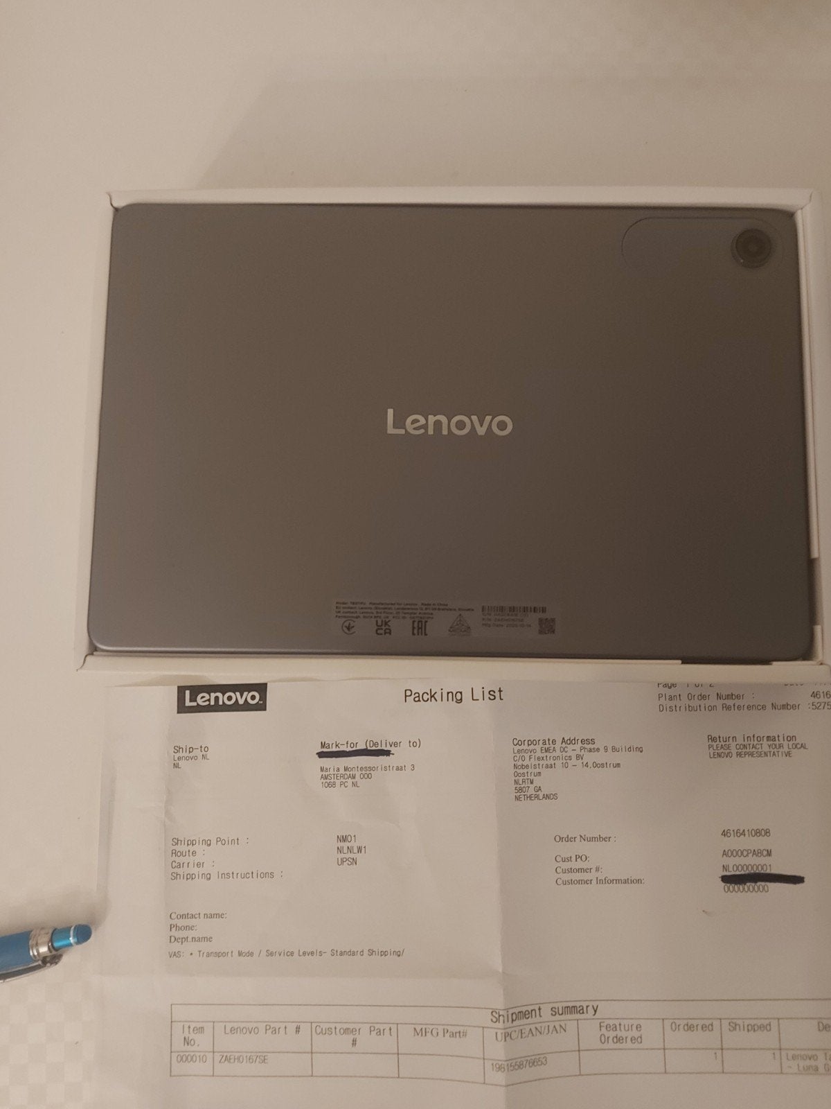Lenovo Tab 10.1, Computers en Software, Android Tablets, 10 inch, Nieuw, Ophalen of Verzenden, 16 GB