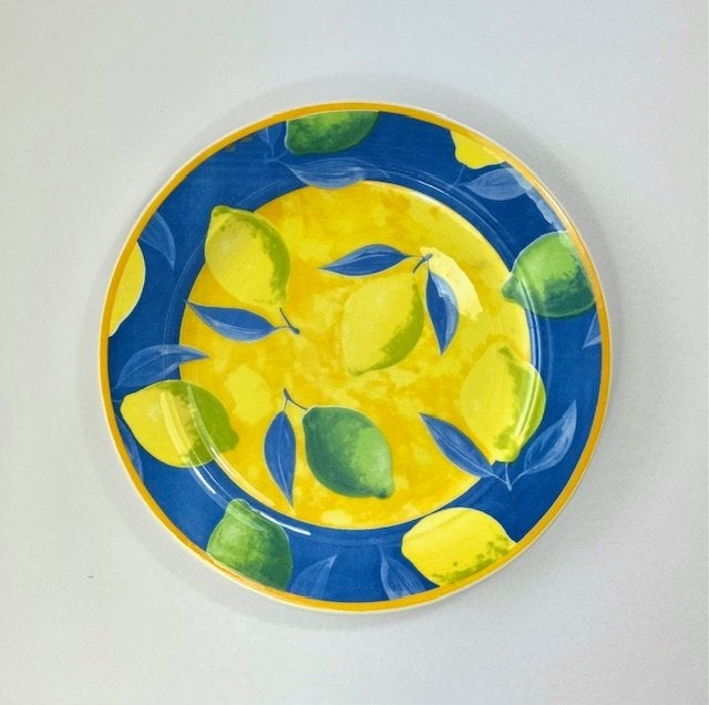 Faience ligne Hôtesse presenteer bord plat bord citroenen