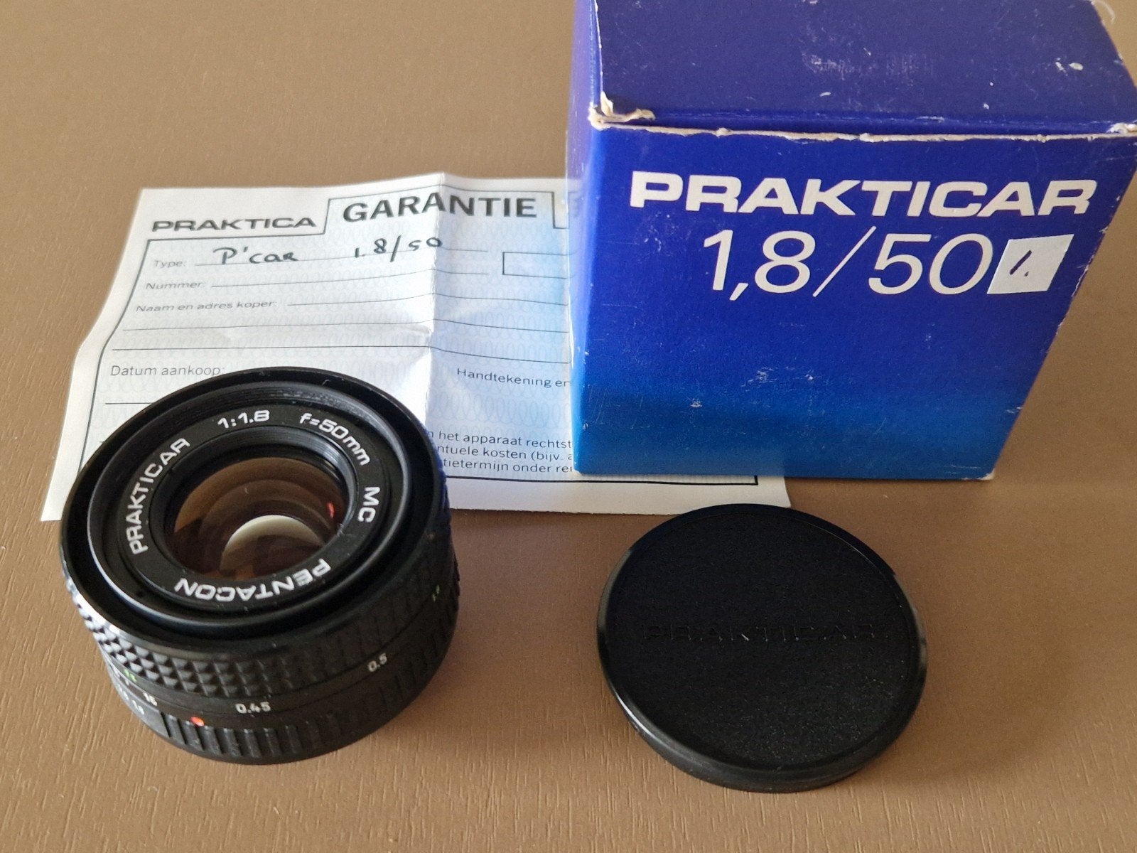 3 prakticar 1,8/50mm.obj.+1 XR Rikenon 1,4/50mm.+ 1 macro ad, Verzenden, Macrolens