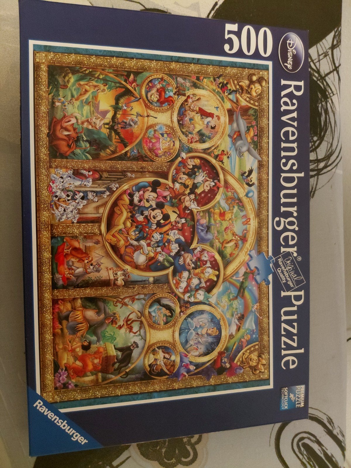ravensburger puzzel 500 stukjes Disney familie, Ophalen of Verzenden