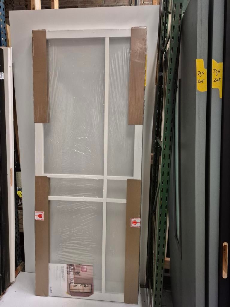 93x231,5cm binnendeur stomp Staal look wit Svedex NDB905 SD9, Ophalen, 80 tot 100 cm, Binnendeur, Nieuw