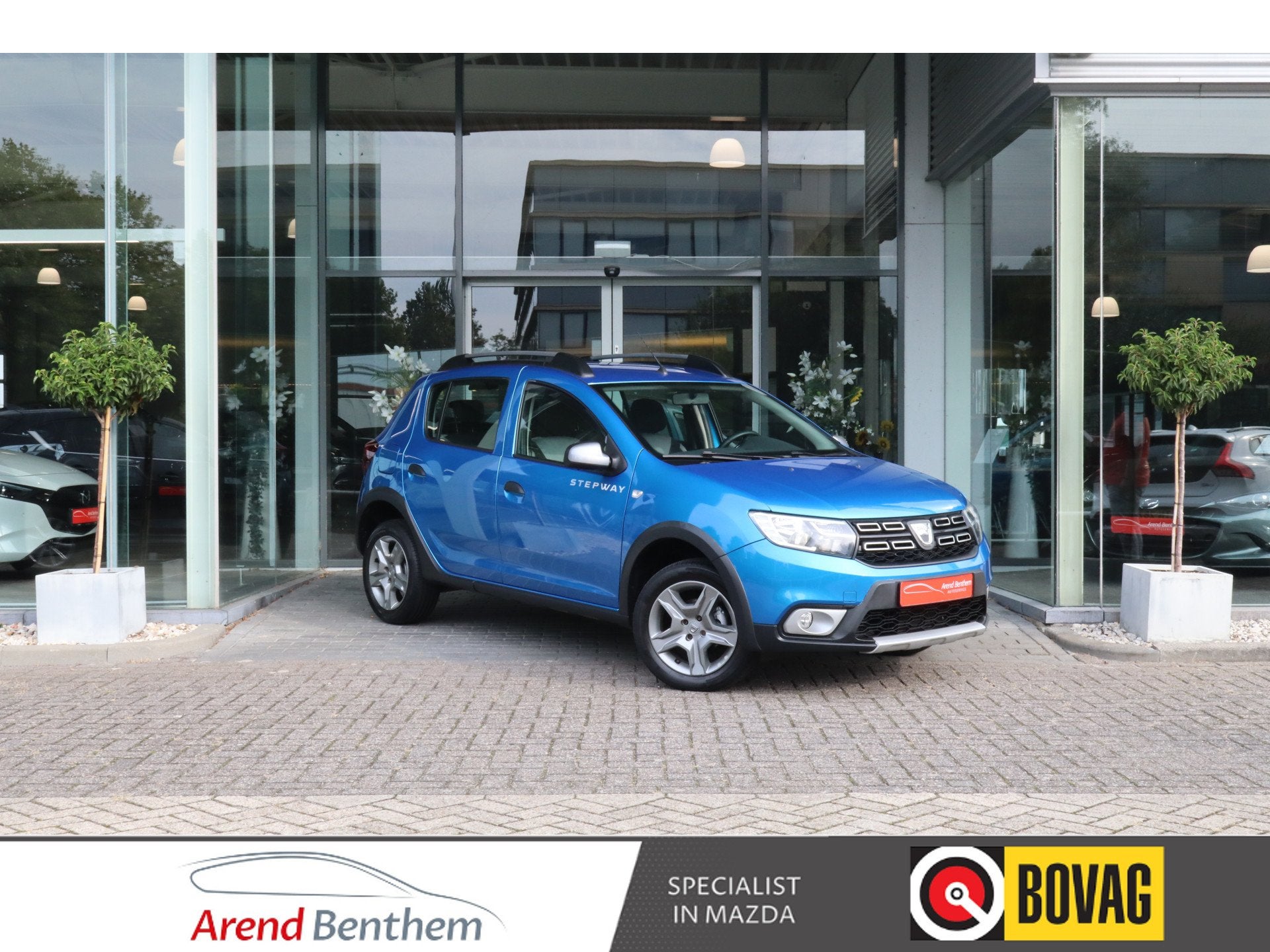 Dacia Sandero 0.9 TCe SL Stepway Navi / Airco / Cruise / Tre, Auto's, 898 cc, Euro 6, Blauw, Origineel Nederlands