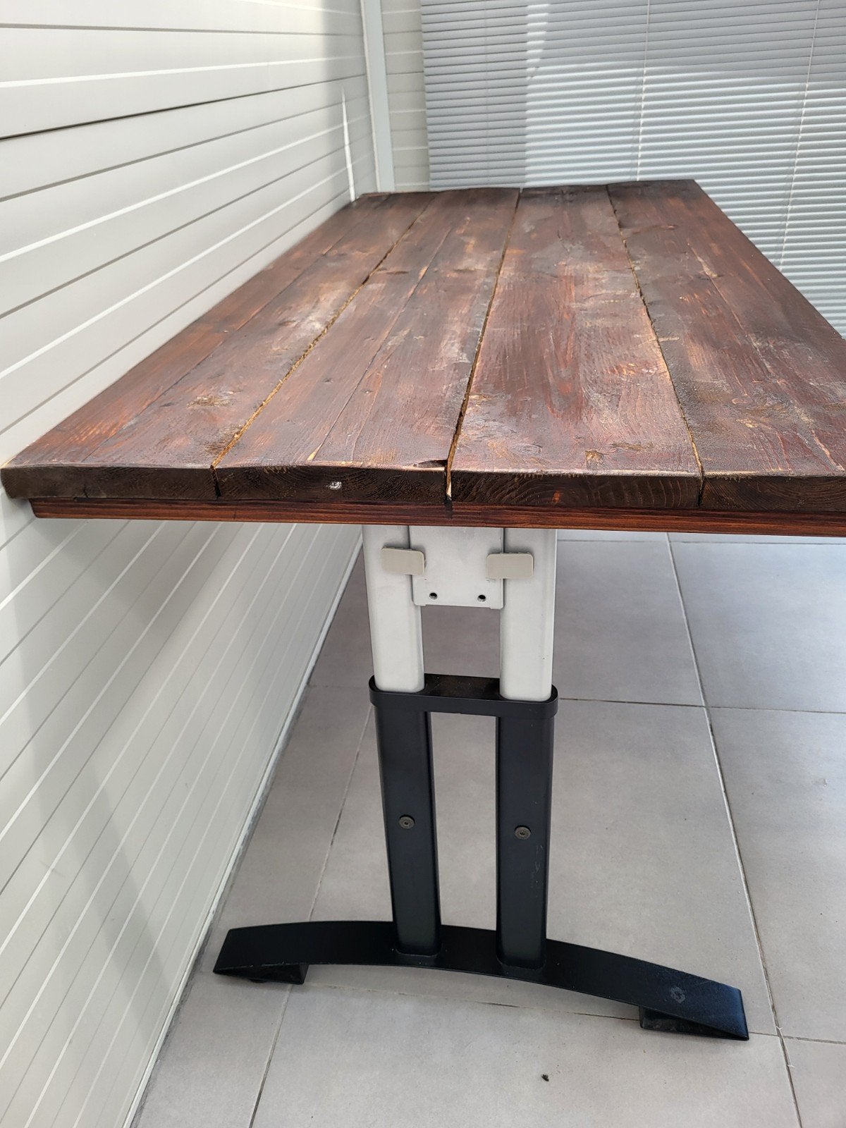 houten bureau, Doe-het-zelf en Verbouw, Ophalen, Minder dan 130 cm