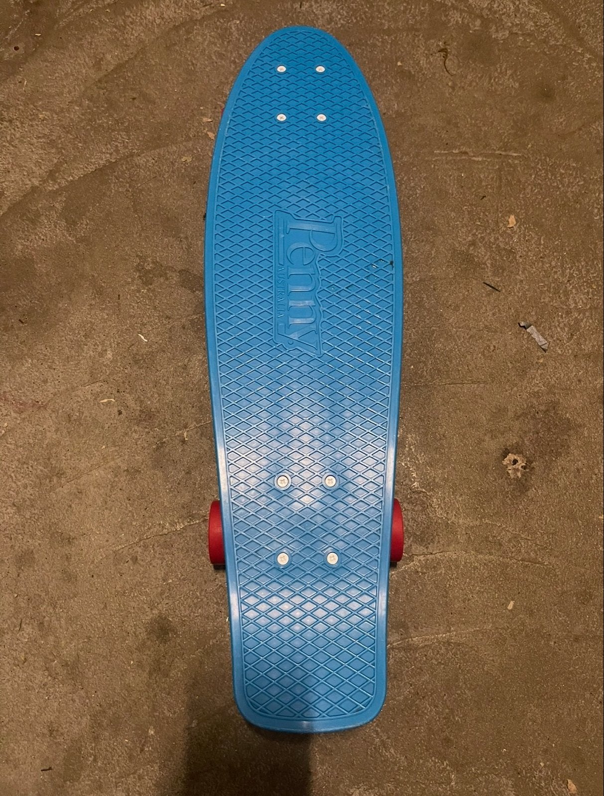 Originele Penny Skateboard kleur Blauw  27 inch, Ophalen of Verzenden, Zo goed als nieuw, Skateboard