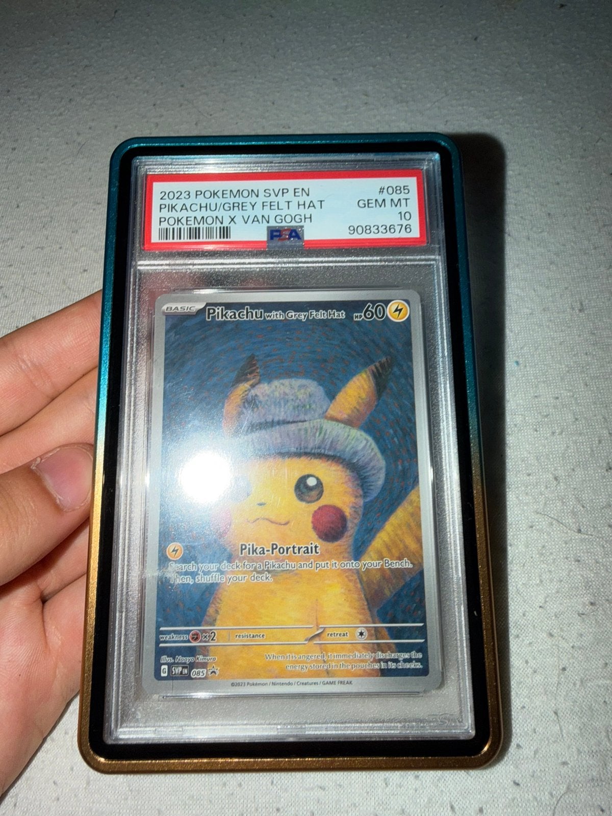 Pikachu van ghogh psa 10, Ophalen, Zo goed als nieuw