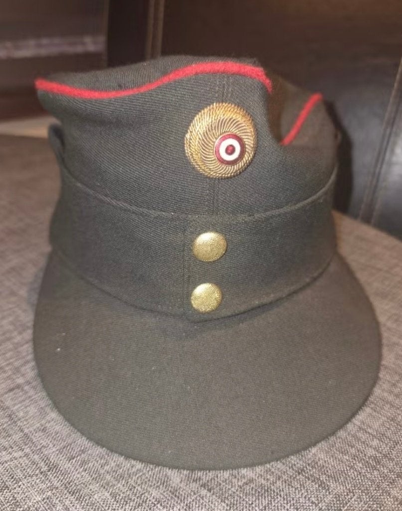 Originele, vintage Oostenrijkse Polizei-Bergmütze, Ophalen of Verzenden, Landmacht, Overige gebieden, Kleding of Schoenen