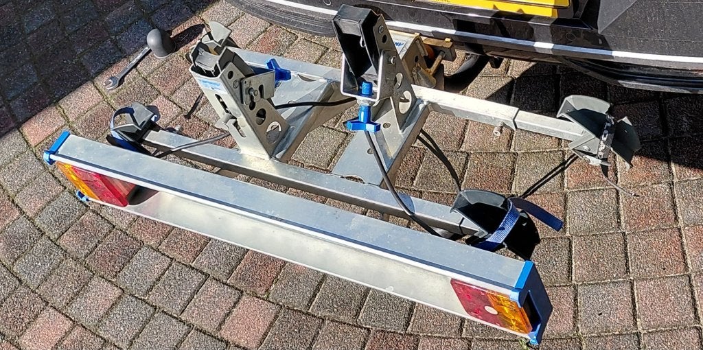 Fietsendrager, Ophalen, Gebruikt, 2 fietsen, Trekhaakdrager