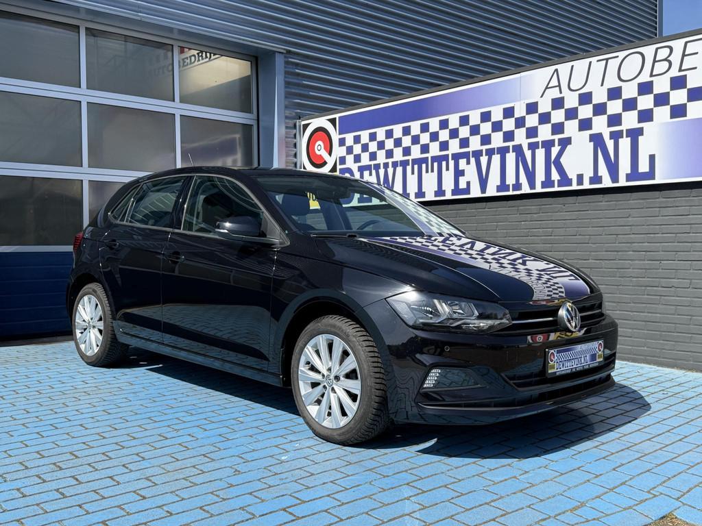 Volkswagen Polo 1.0 MPI CRUISE PDC APPLE STOELVER. CLIMA LED, 12 maanden, Gebruikt, Euro 6, Zwart