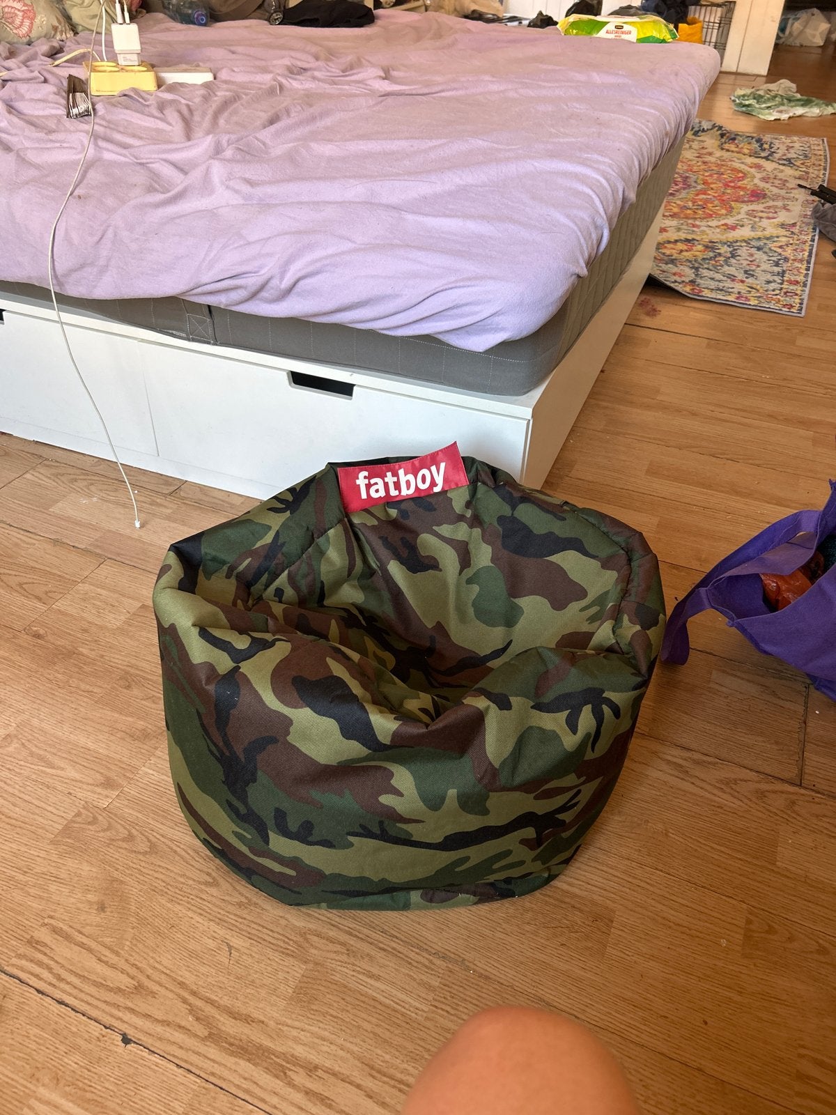 Fatboy zitzak poef - Camouflage, Ophalen, Gebruikt, Meerkleurig, Zitzak