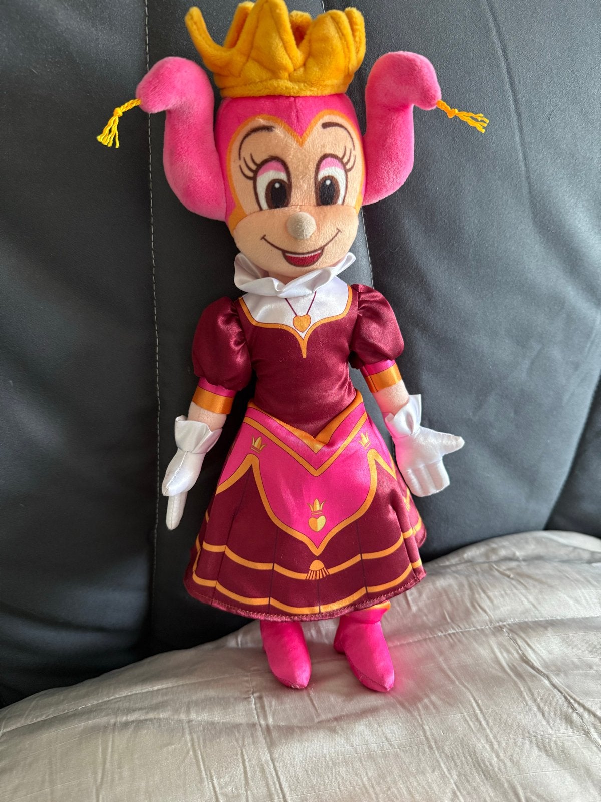 Minnie Mouse knuffel in prinsessenjurk - Disney, Muis, Disney, Ophalen of Verzenden, Zo goed als nieuw