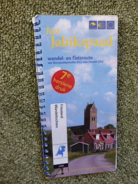 Het Jabikspaad wandel- en fietsroute van Sint-Jacobiparochie, Fiets- of Wandelgids, Ophalen of Verzenden, Benelux, Gelezen