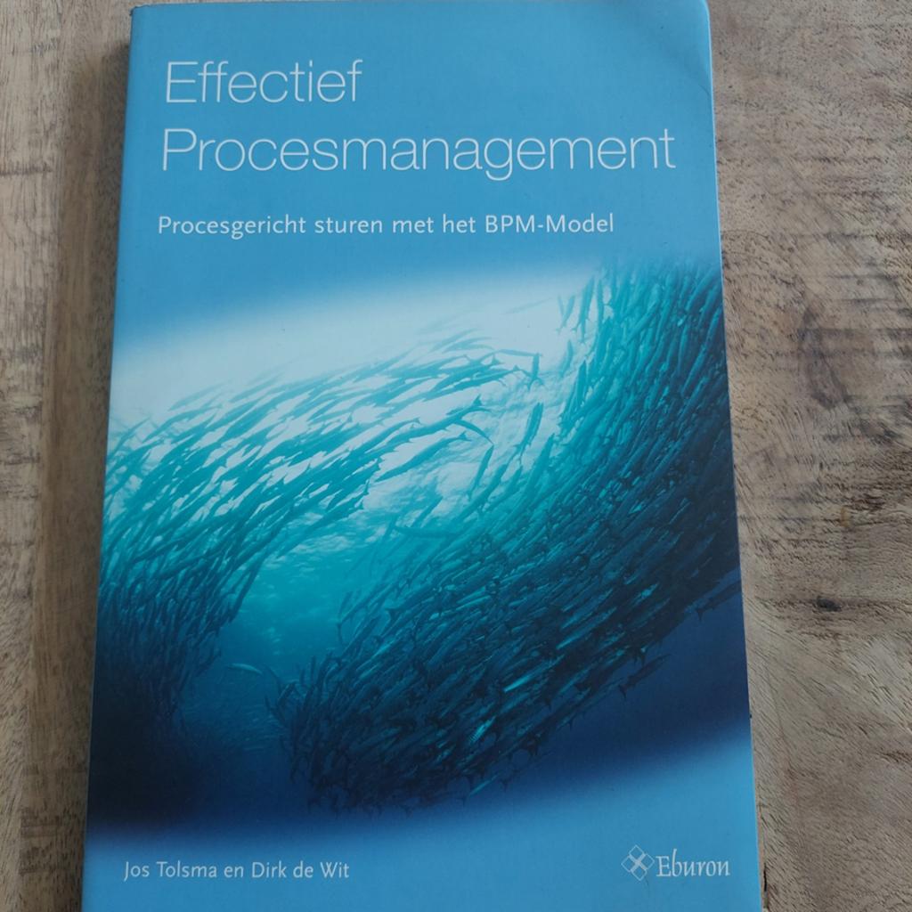 J. Tolsma - Effectief procesmanagement, Boeken, Wetenschap, Zo goed als nieuw, Sociale wetenschap, Ophalen of Verzenden
